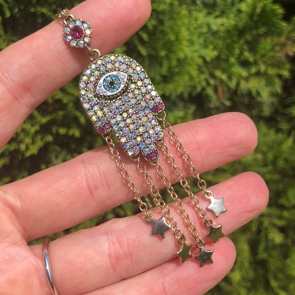 Betsey Johnson havisham bling pendant NWT’s - Picture 1 of 5